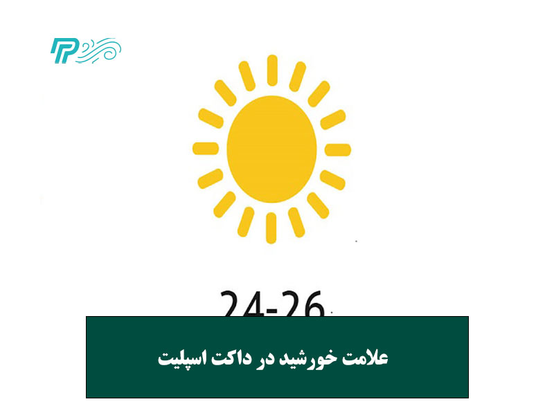 علامت خورشید در داکت اسپلیت