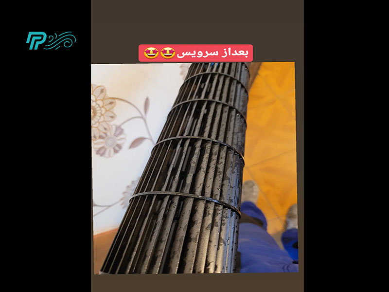 سرویس سالانه کولر گازی توسط تکنسین پرشین تهویه