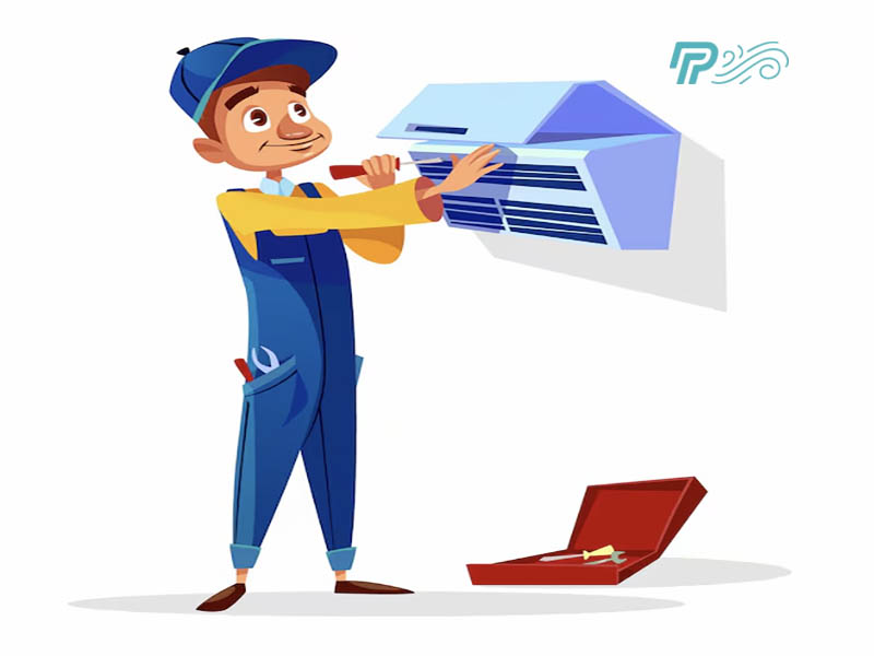 تعمیر داکت اسپلیت در شمال تهران